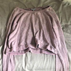 Cropped sweatshirt